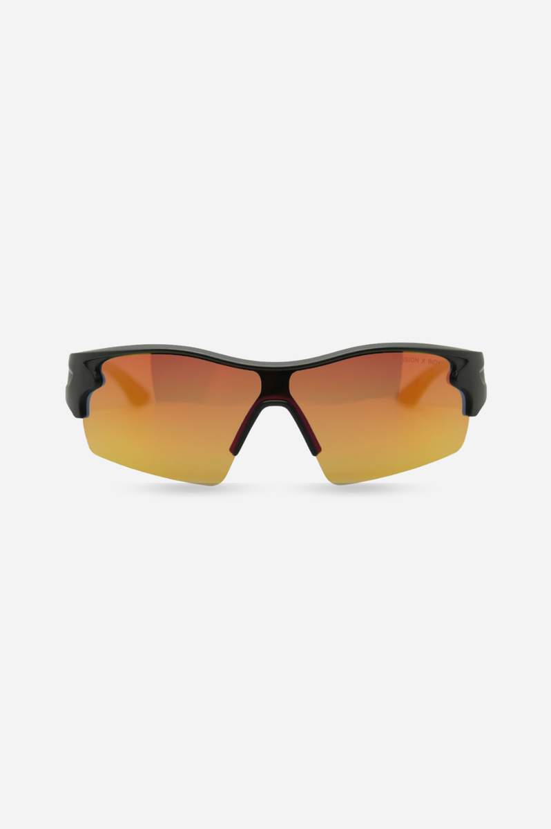 Orange Mirror Polarized Running Sunglasses