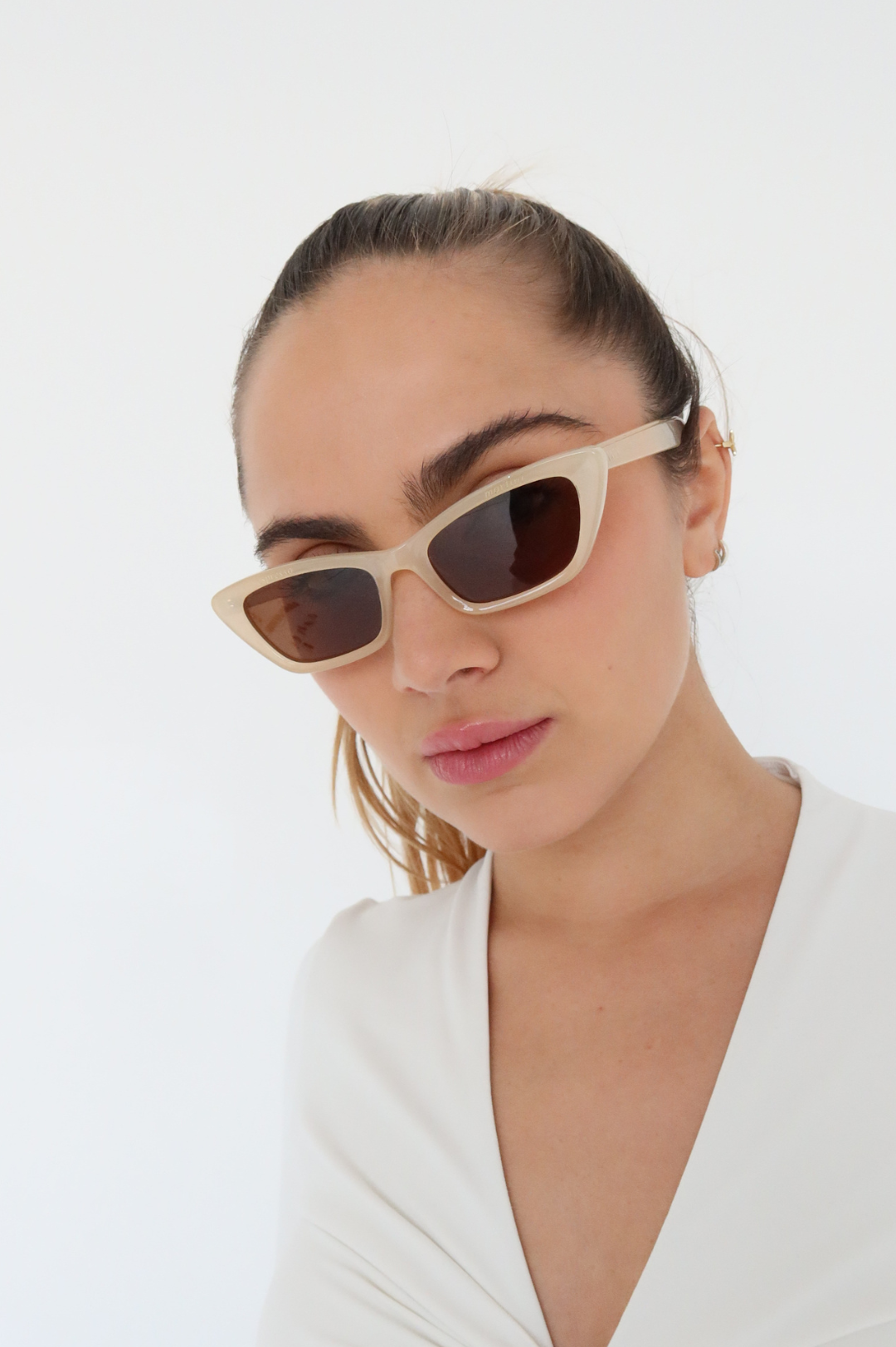 Blasé / Brown by INDY – Polarized Affordable Cateye Sunglasses for Women