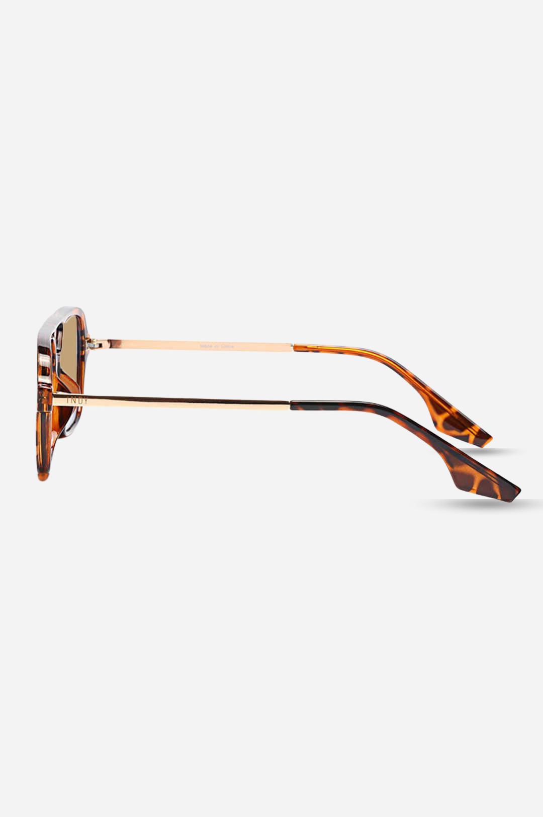 Ice Cube / Brown by INDY – Polarized Aviator Unisex Sunglasses