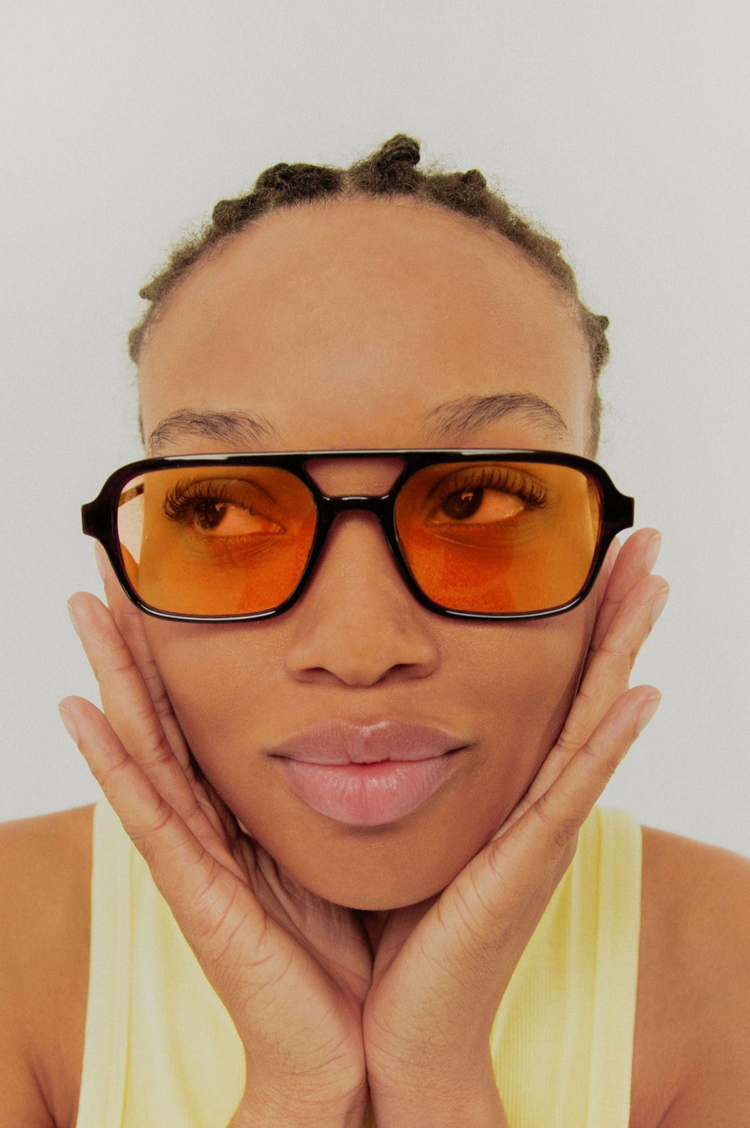 Ice Cube / Orange - INDY Sunglasses