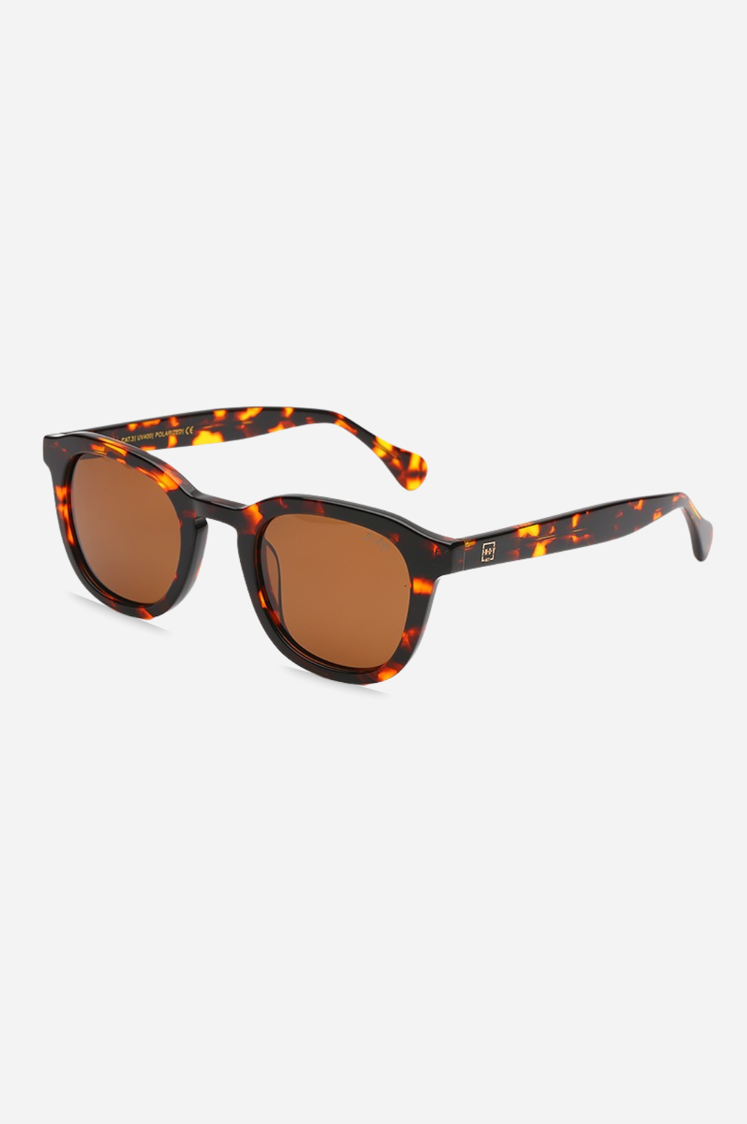 JB / Tortie by INDY – Polarized Round Unisex Sunglasses