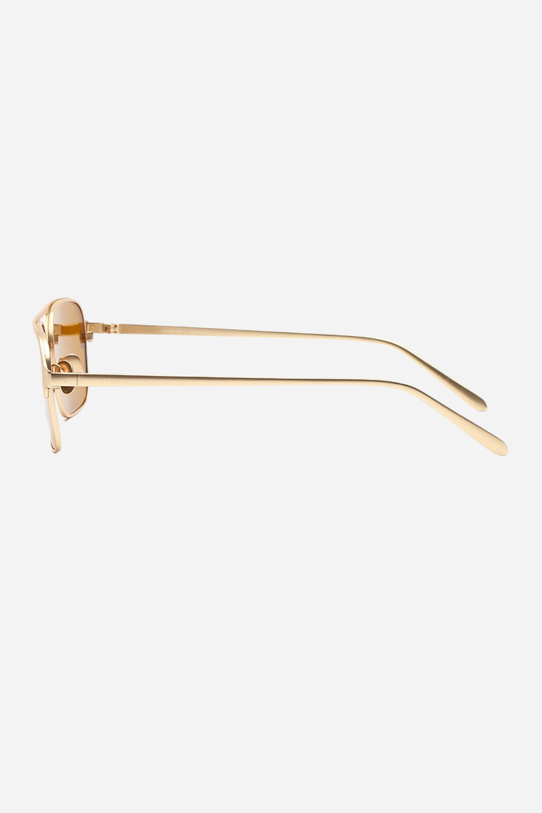 Jimmy / Caramel by INDY Sunglasses – Polarized Metal Unisex Aviators