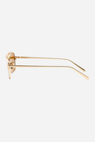 Jimmy / Caramel by INDY Sunglasses – Polarized Metal Unisex Aviators