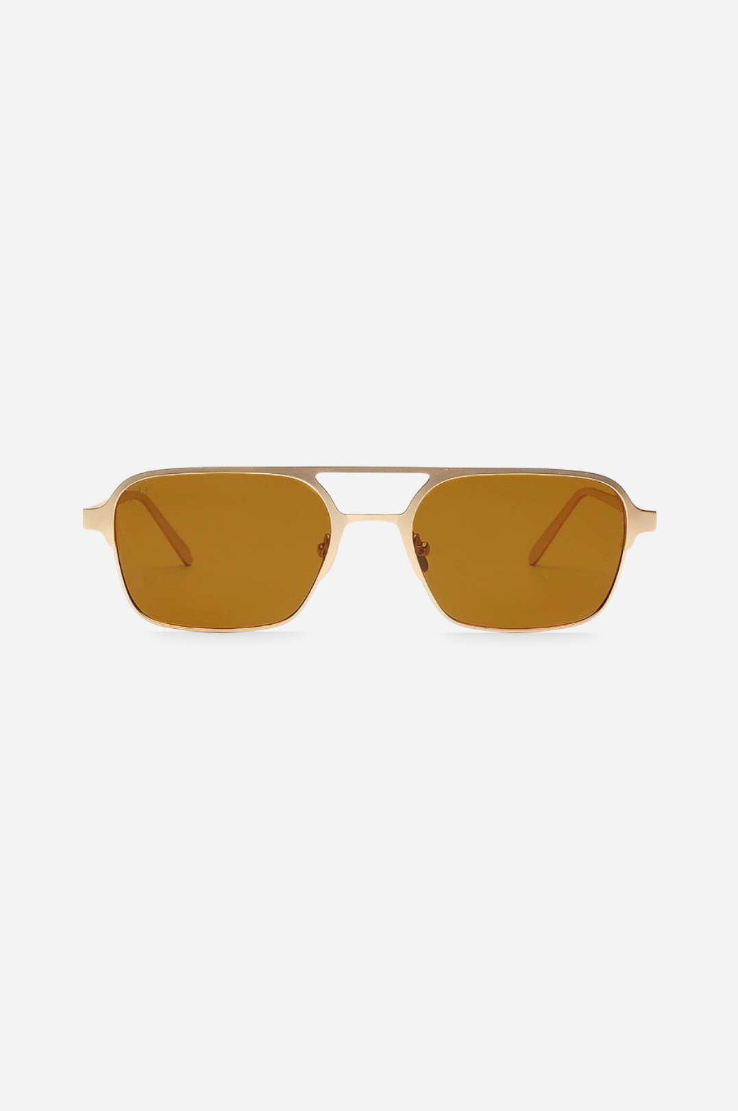 Jimmy / Caramel by INDY Sunglasses – Polarized Metal Unisex Aviators