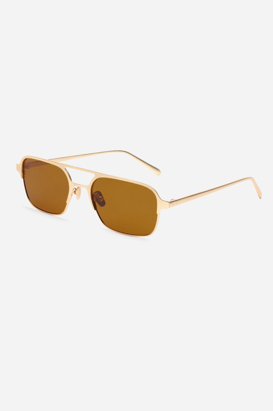 Jimmy / Caramel by INDY Sunglasses – Polarized Metal Unisex Aviators