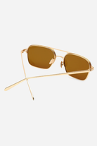 Jimmy / Caramel by INDY Sunglasses – Polarized Metal Unisex Aviators