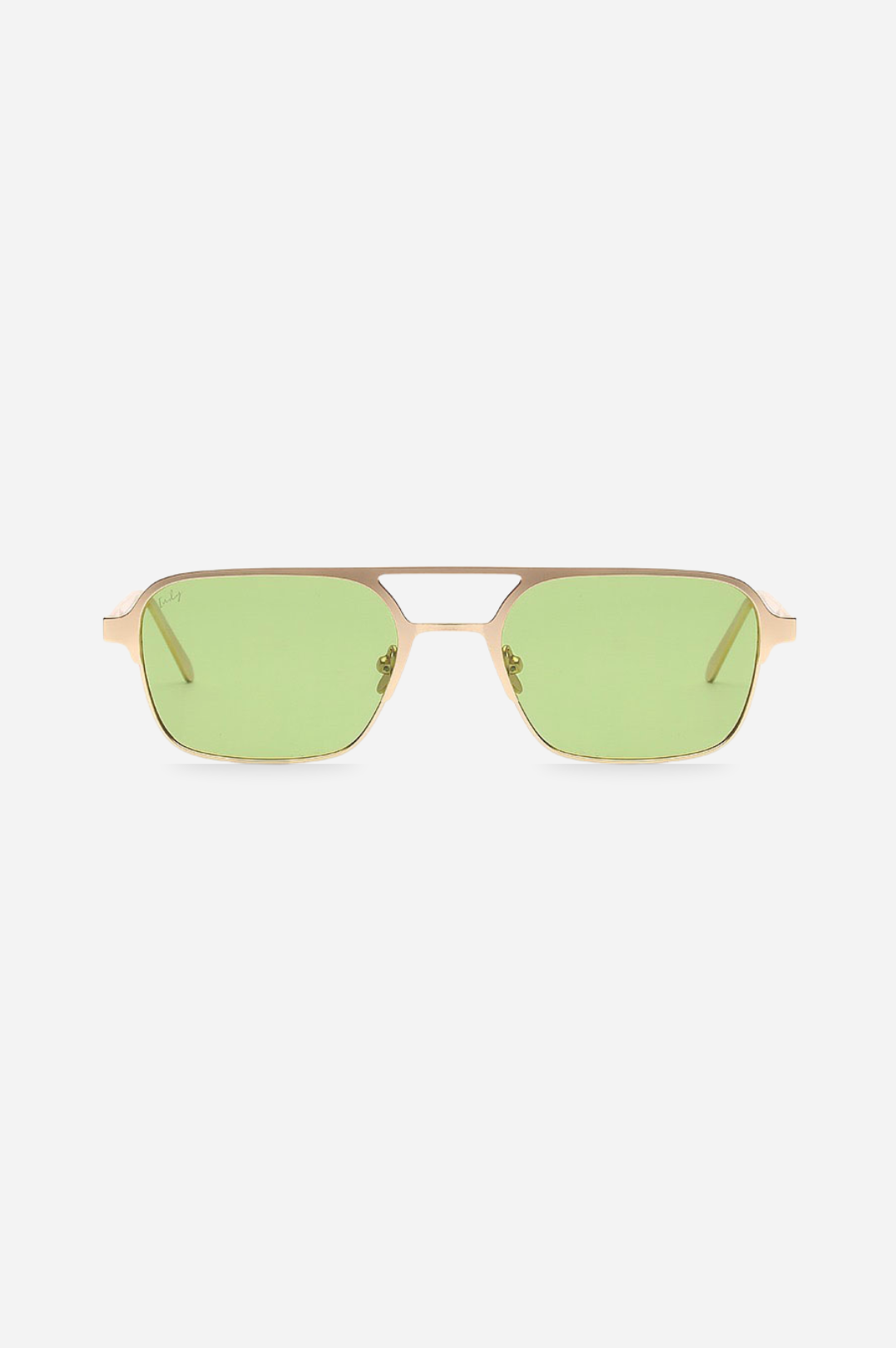 Jimmy / Green by INDY Sunglasses – Polarized Metal Unisex Aviators