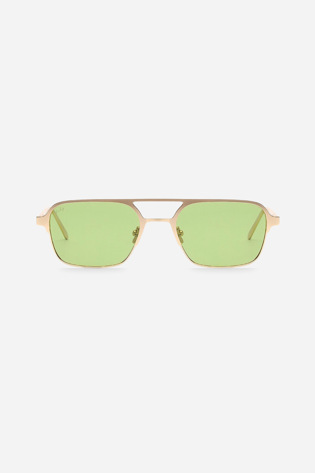 Jimmy / Green by INDY Sunglasses – Polarized Metal Unisex Aviators