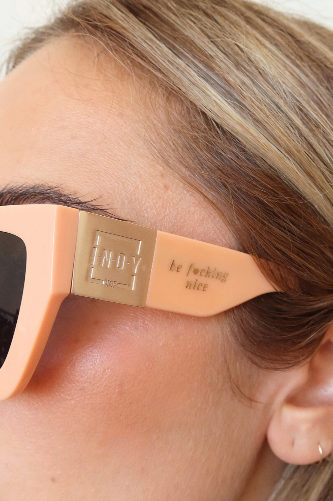 Lainey / Orange by INDY – BE NICE Polarized Sunglasses for Women