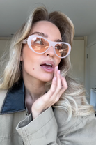 Liotta / Peach by INDY Sunglasses -  Default Title with Sunglasses