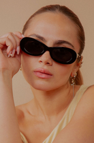 SoHo / Black by INDY Sunglasses – Polarized Round Sunglasses for Women