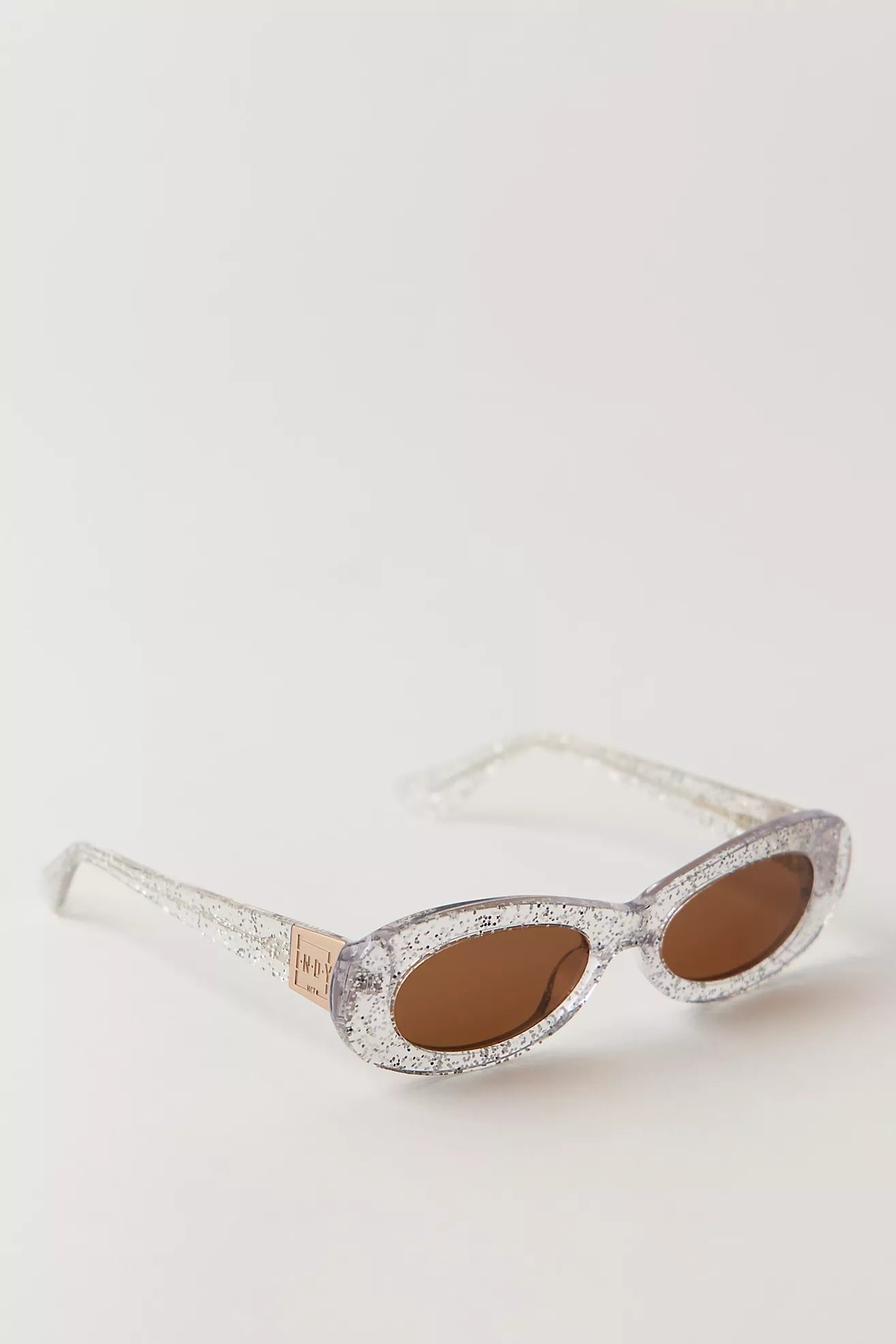 SoHo / Glitter by INDY Sunglasses – Polarized Round Sunglasses for Women