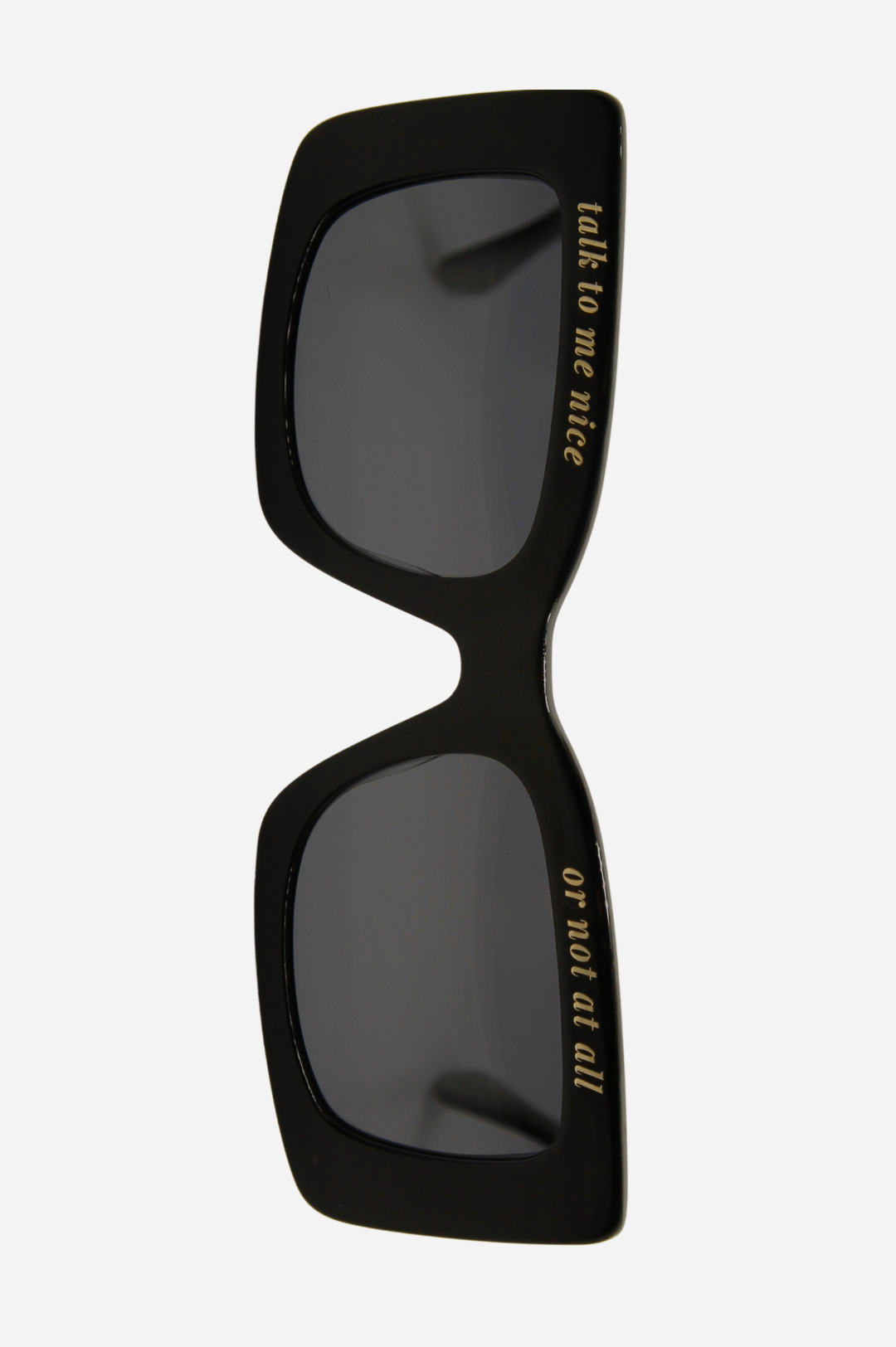 Talk To Me Nice / Black - INDY Sunglasses