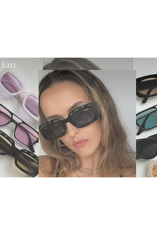 Indie McFarlane, fundadora de Indy Sunglasses, aparece en la entrevista de Tini Lux sobre su viaje de Escocia a Brooklyn y la creación de gafas elegantes y sostenibles.