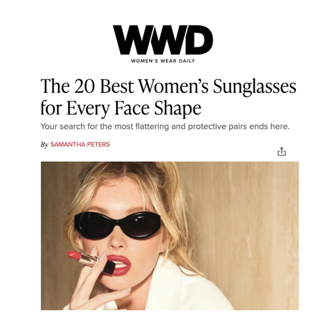 Indie McFarlane, fundadora de Indy Sunglasses, aparece en WWD para hablar de las tendencias en gafas de inspiración vintage, consejos para estilizar la forma de la cara y los favoritos de las famosas.