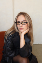 Gisele / Black by INDY – Blue light cateye eyeglasses for Women
