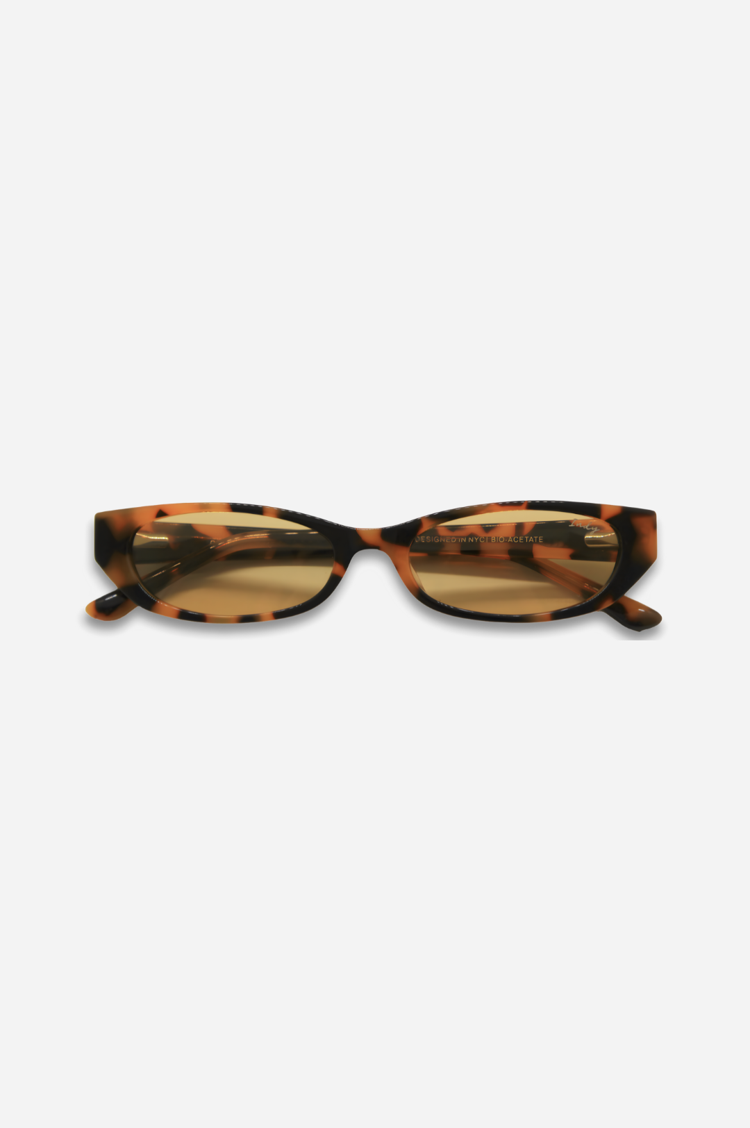 Gisele / Caramel by INDY – Polarized Small Cateye Sunglasses for Women