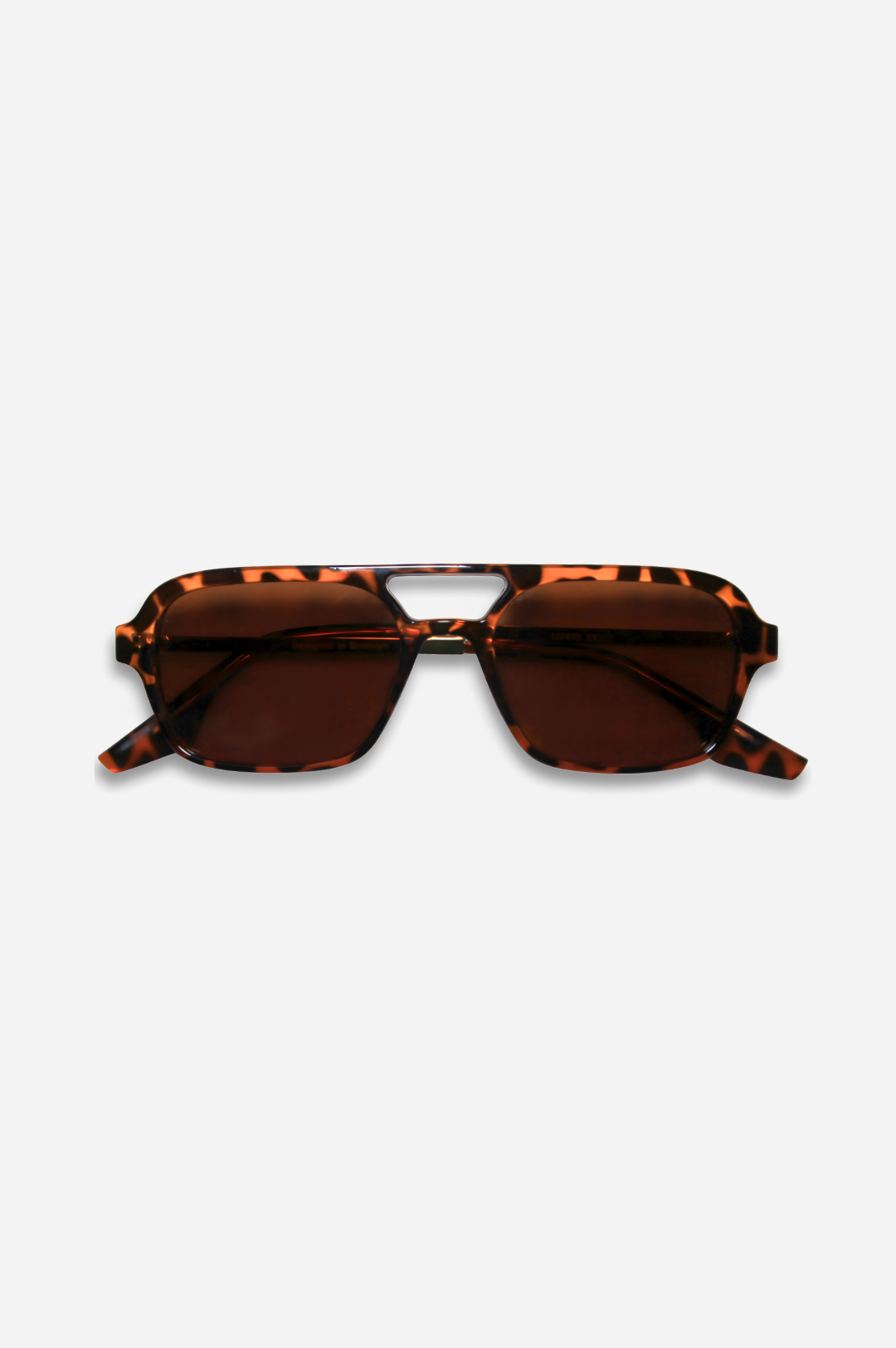 Ice Cube / Brown by INDY – Polarized Aviator Unisex Sunglasses