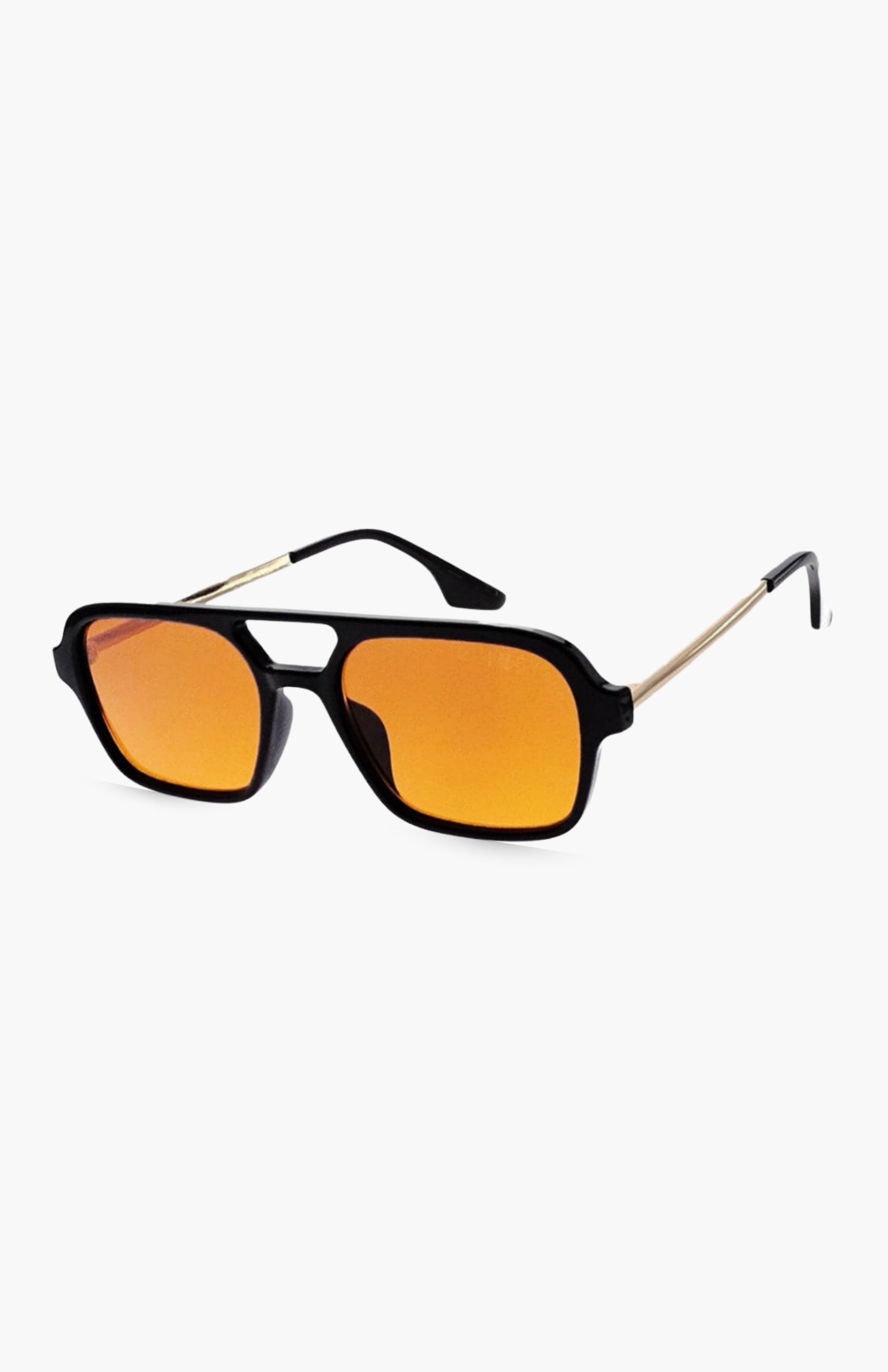 INDY Amber Lens Women\'s Aviator Sunglasses Ember | Double Bridge Aviator Sunglasses for Women – WMP Eyewear main image 3