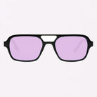 Ice Cube Aviator Sunglasses with Pink Lenses