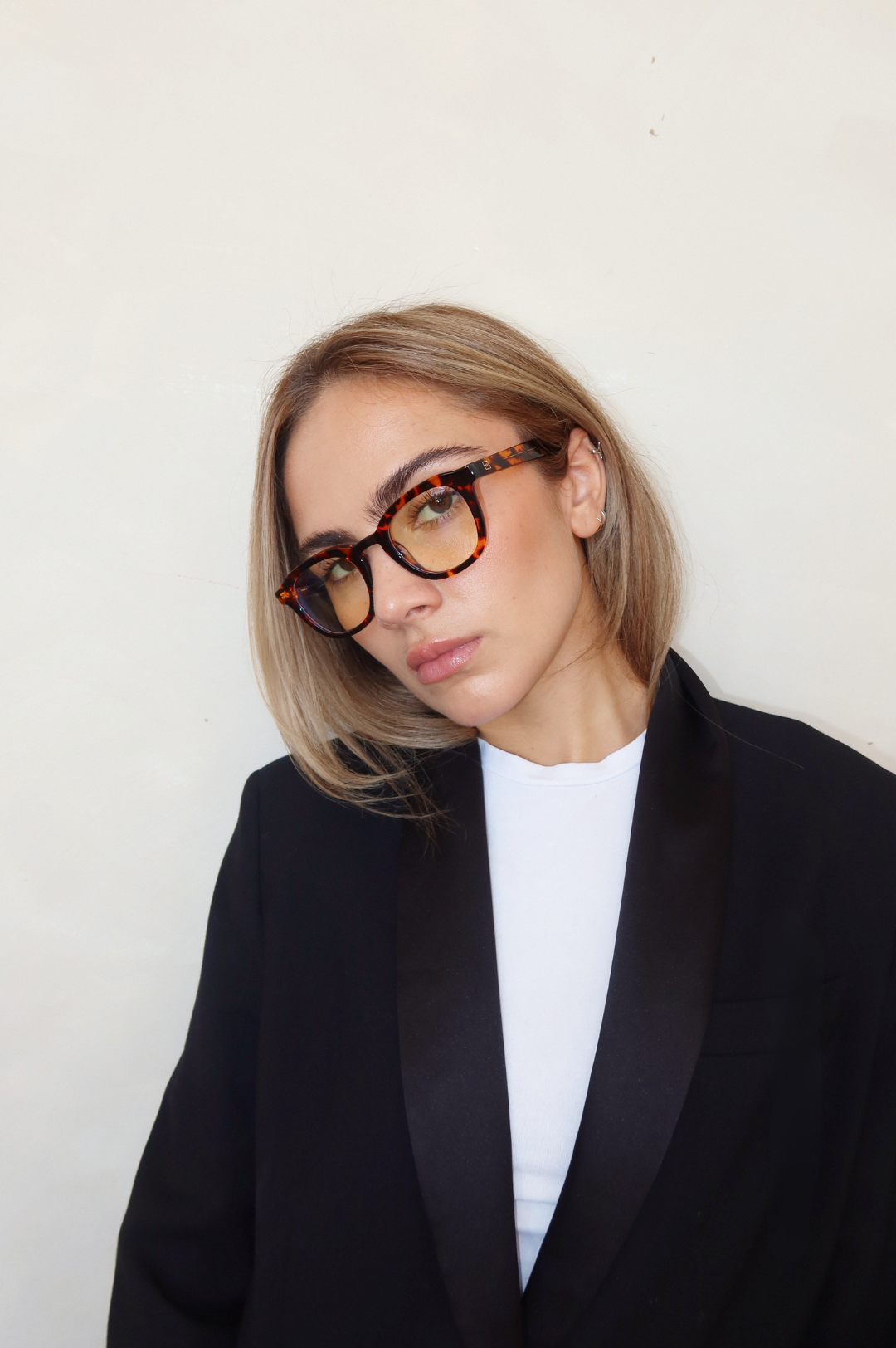 JB / Brown by INDY – Blue light Round Unisex Eyeglasses 