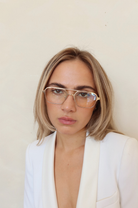 Jimmy / Blue Light by INDY Sunglasses – Unisex Aviator Eyeglasses