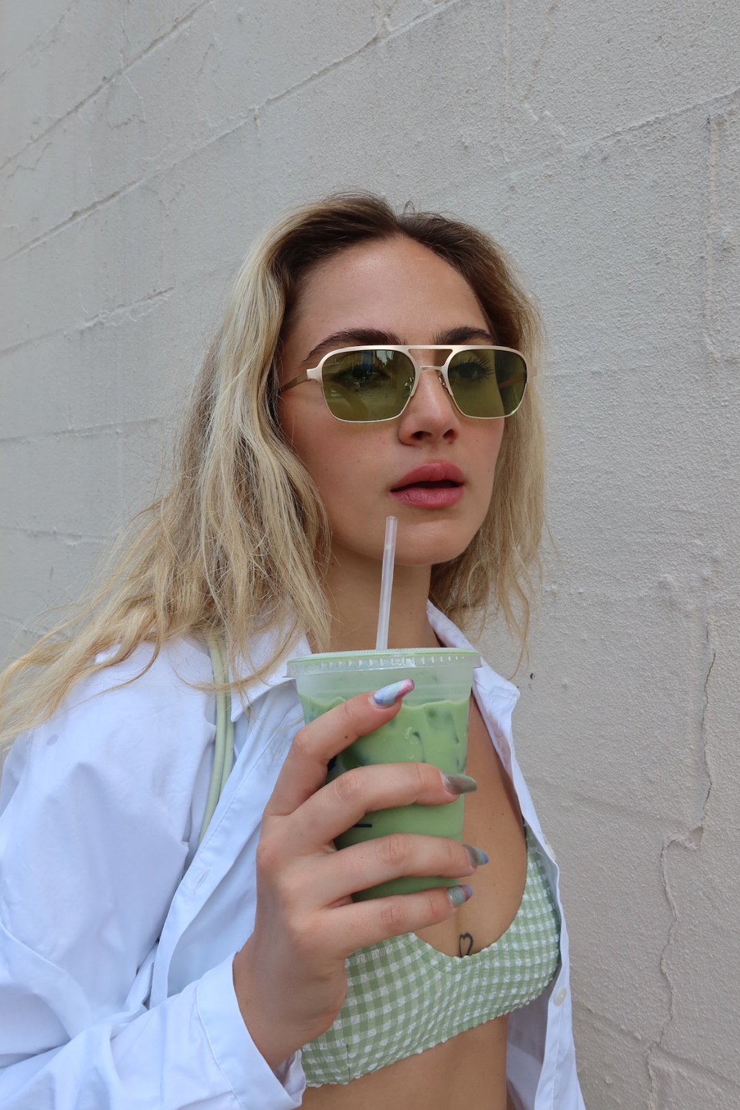 Jimmy / Matcha by INDY Sunglasses -  Default Title with Sunglasses