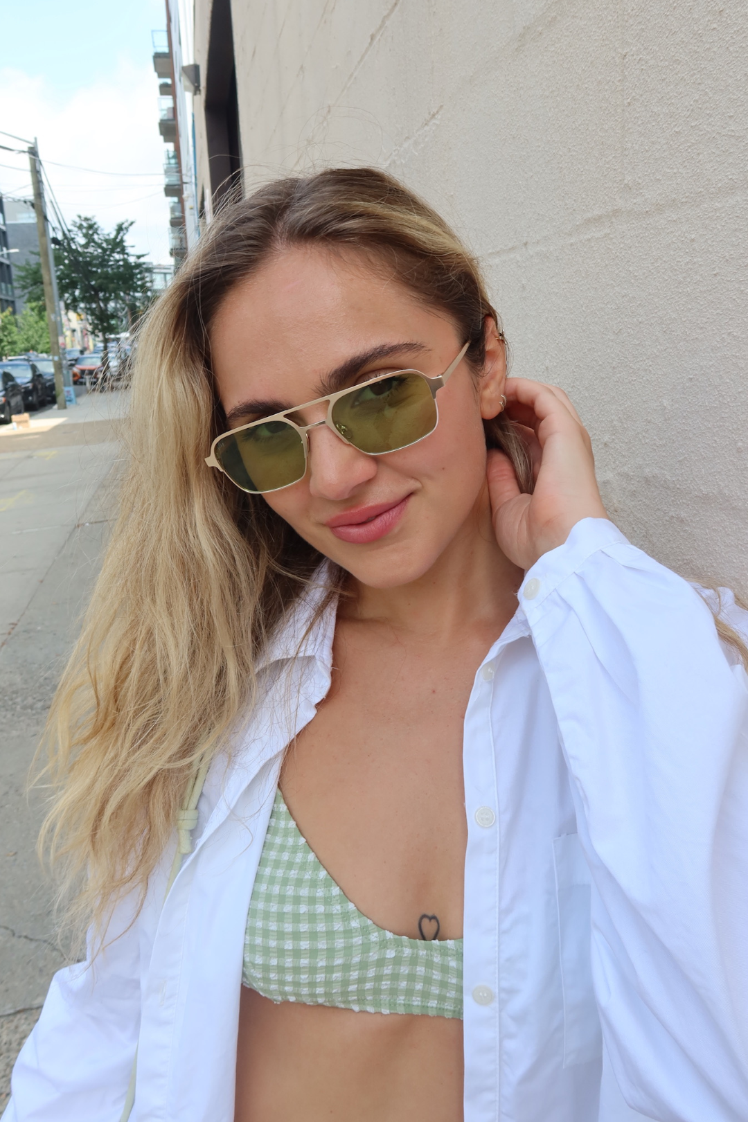 Jimmy / Matcha by INDY Sunglasses -  Default Title with Sunglasses