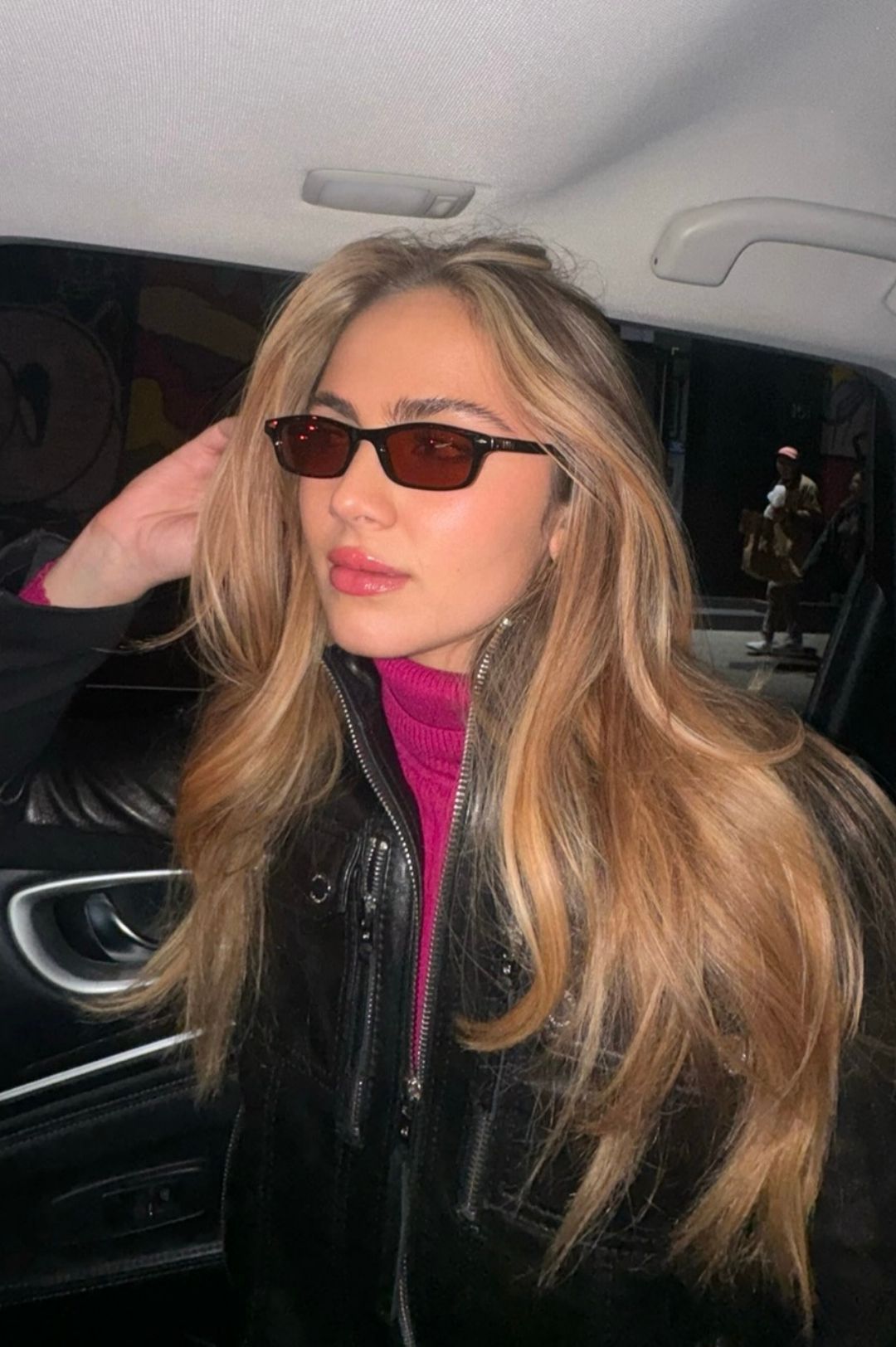 Black Square Polarized Sunglasses With Tinted Lenses