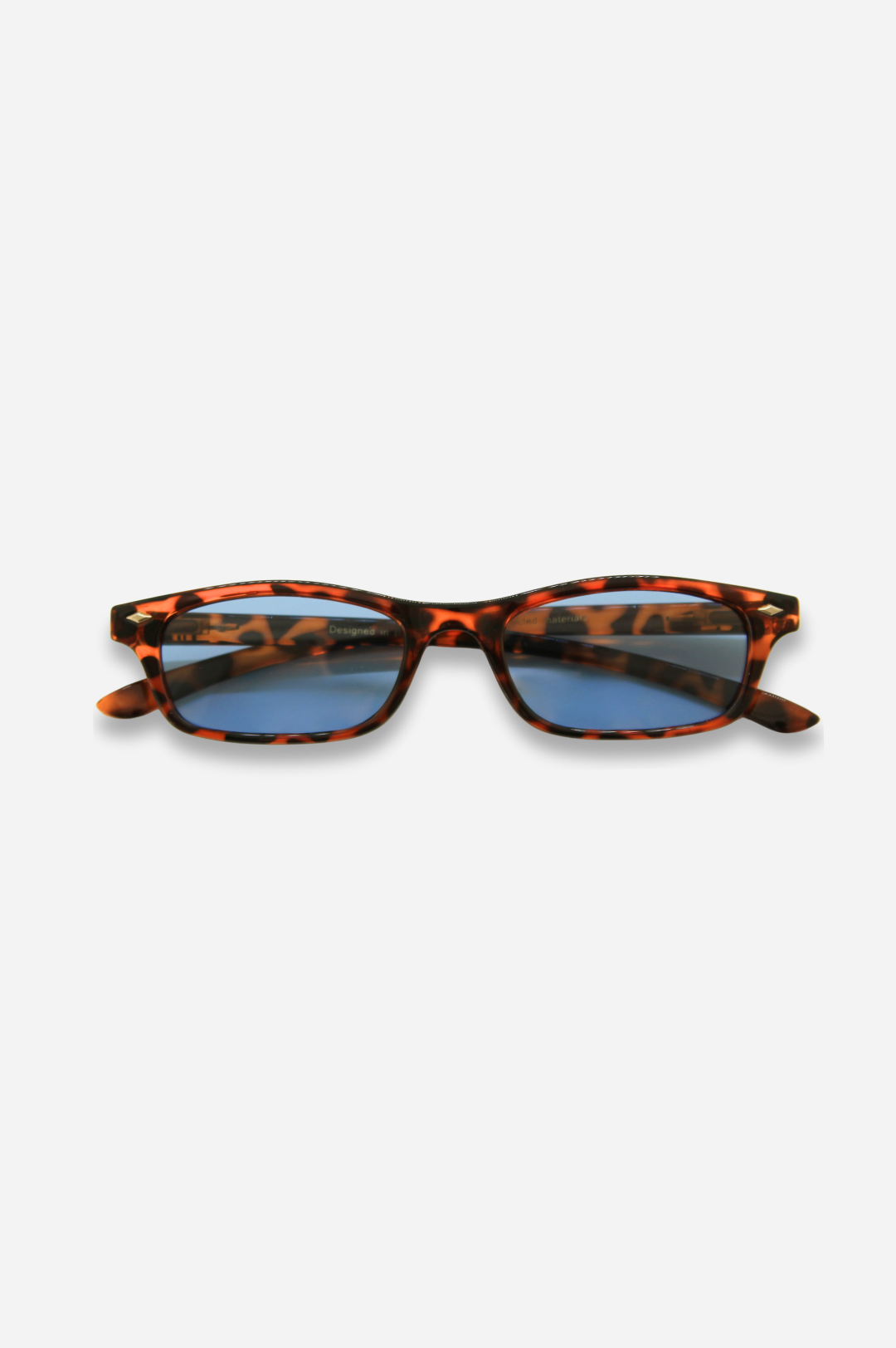 Joey / Blue by INDY – Polarized Small Square Unisex Sunglasses