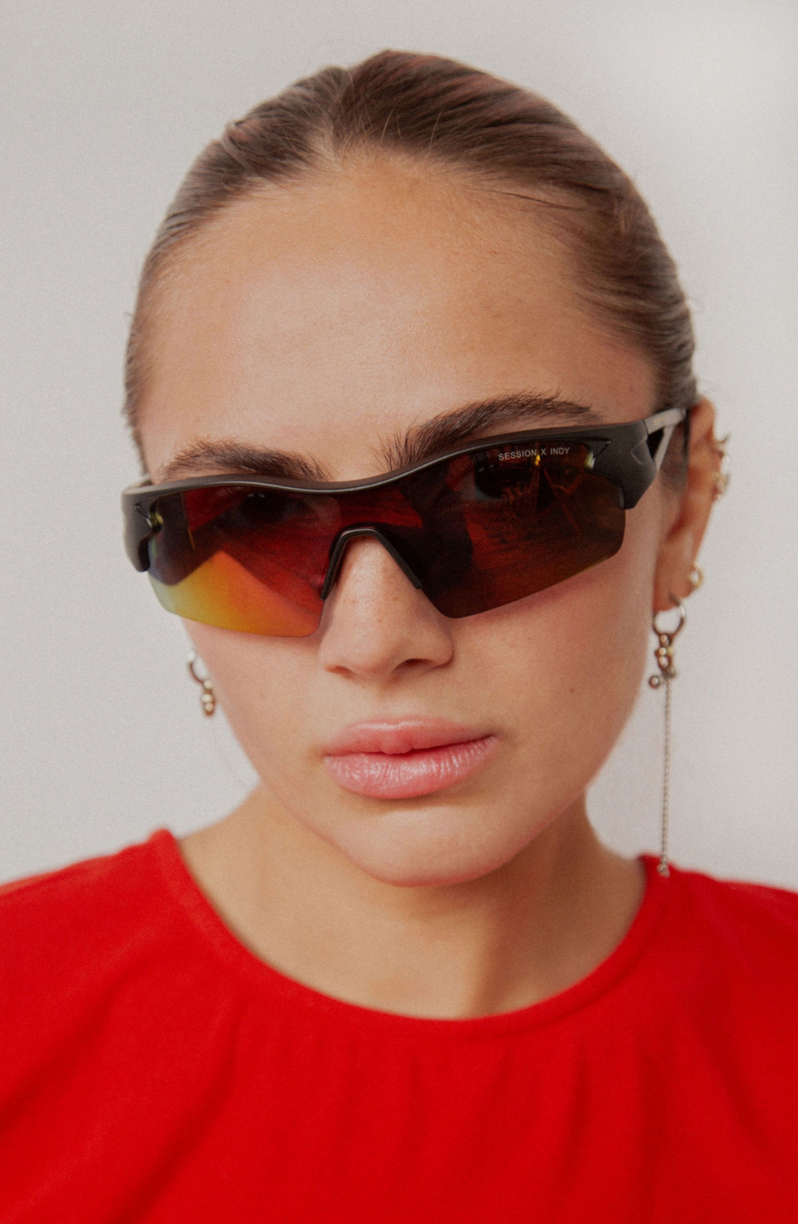 Session / Orange Mirror by INDY Sunglasses – Polarized Sunglasses for Women