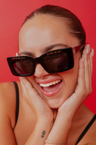 Talk To Me Nice / Black - INDY Sunglasses
