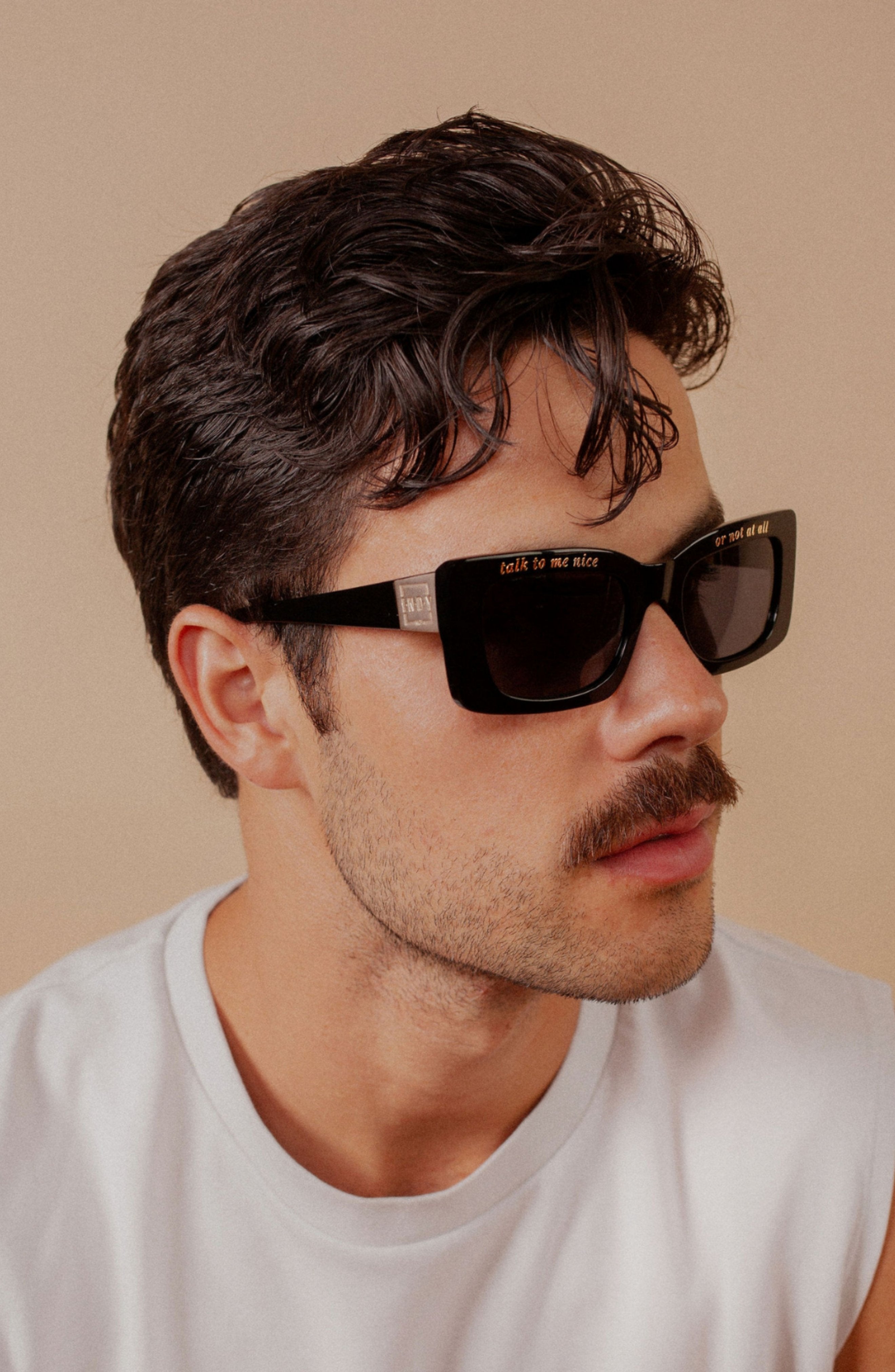 Talk To Me Nice / Black by INDY Sunglasses – Polarized Sunglasses for Women