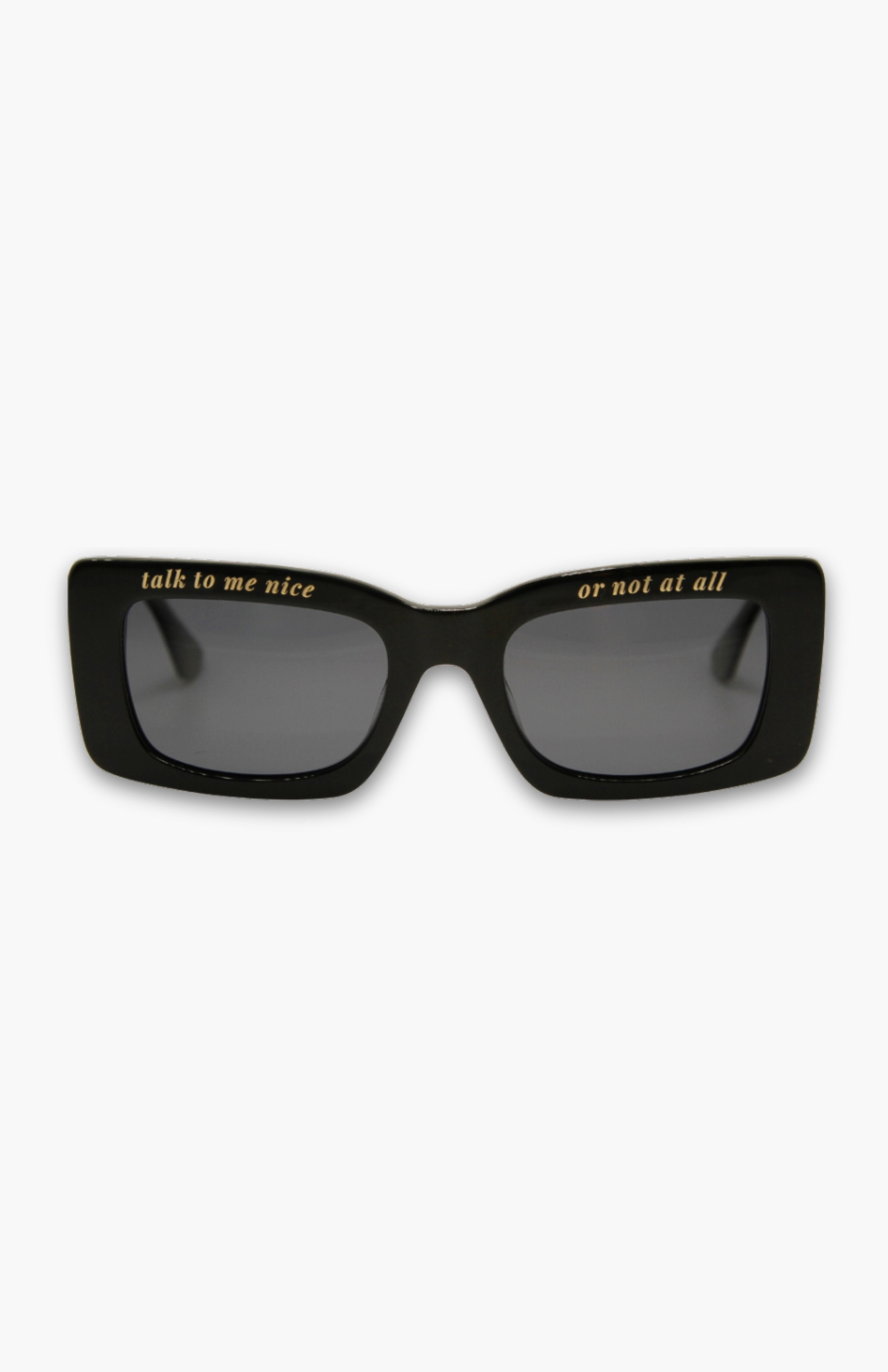 INDY New York Black Rectangle Sunglasses INDY Sunglasses | Designed In New York main image 3