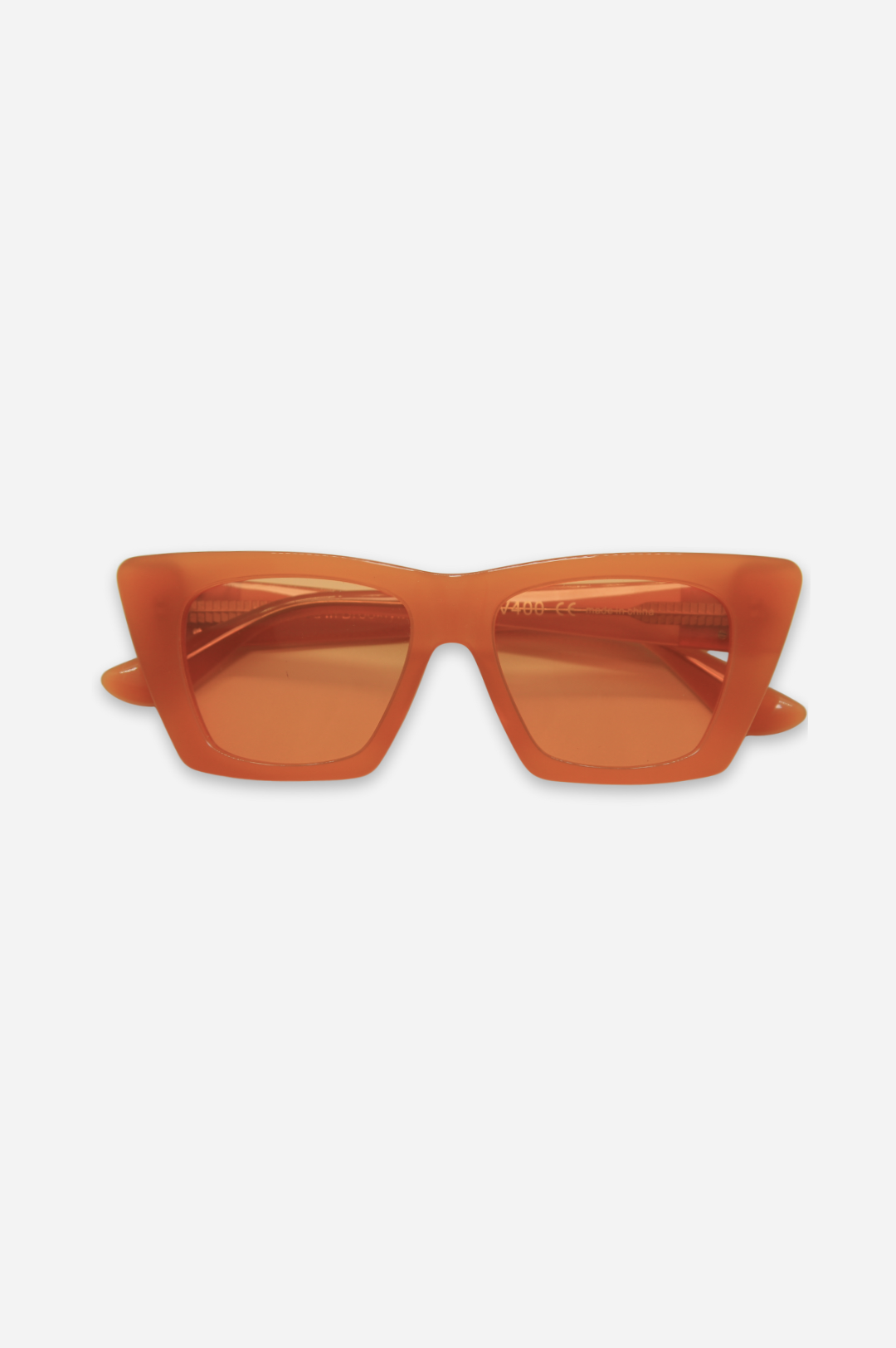 Uptown / Apricot by INDY Sunglasses – Polarized Orange Sunglasses for Women