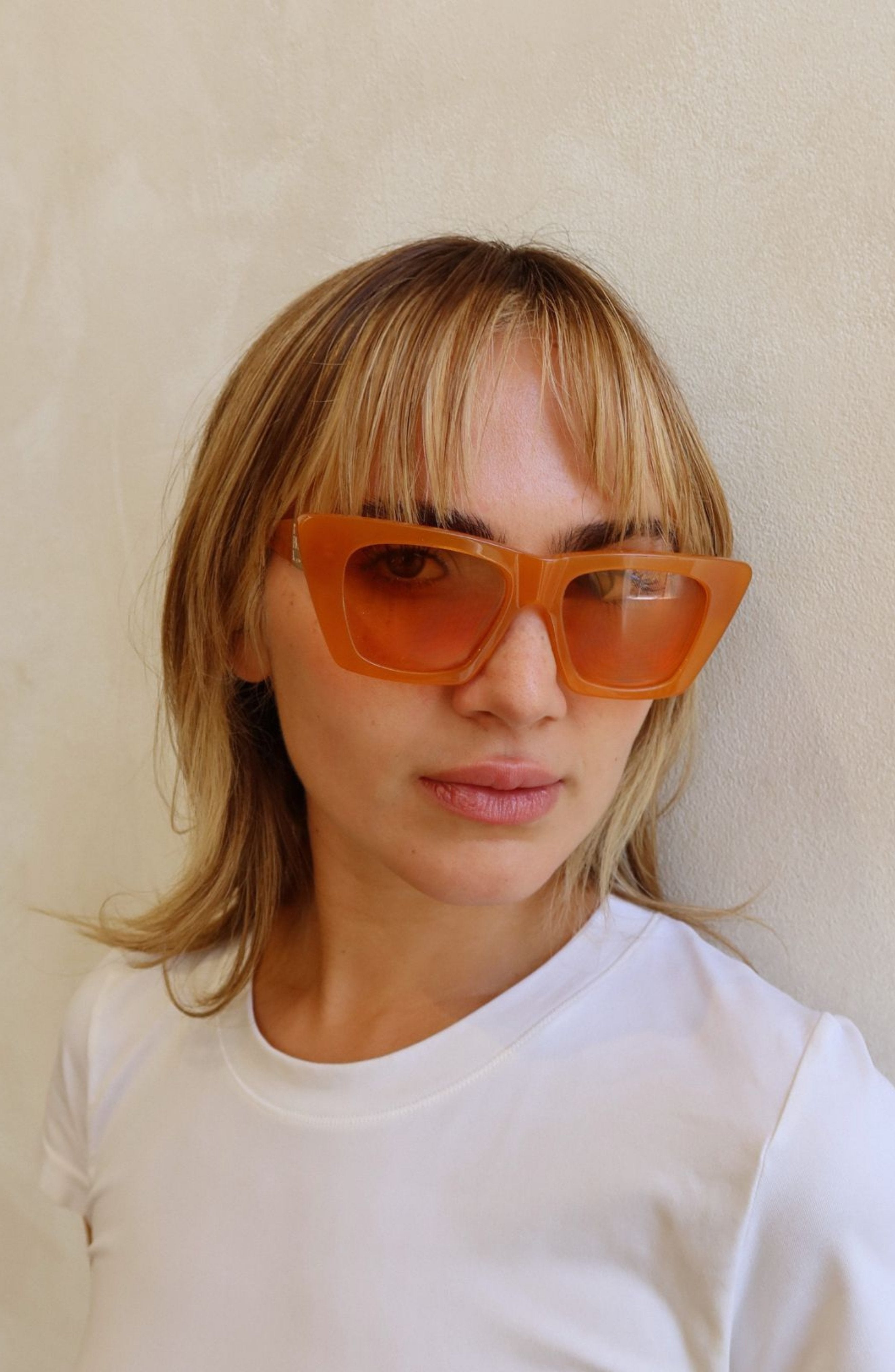 Uptown / Apricot by INDY Sunglasses – Polarized Sunglasses for Women